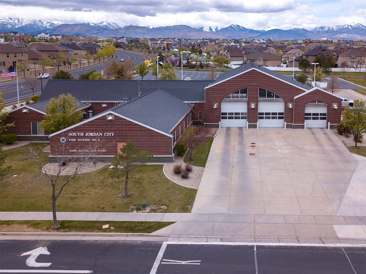 Aerial of Fire Station 62